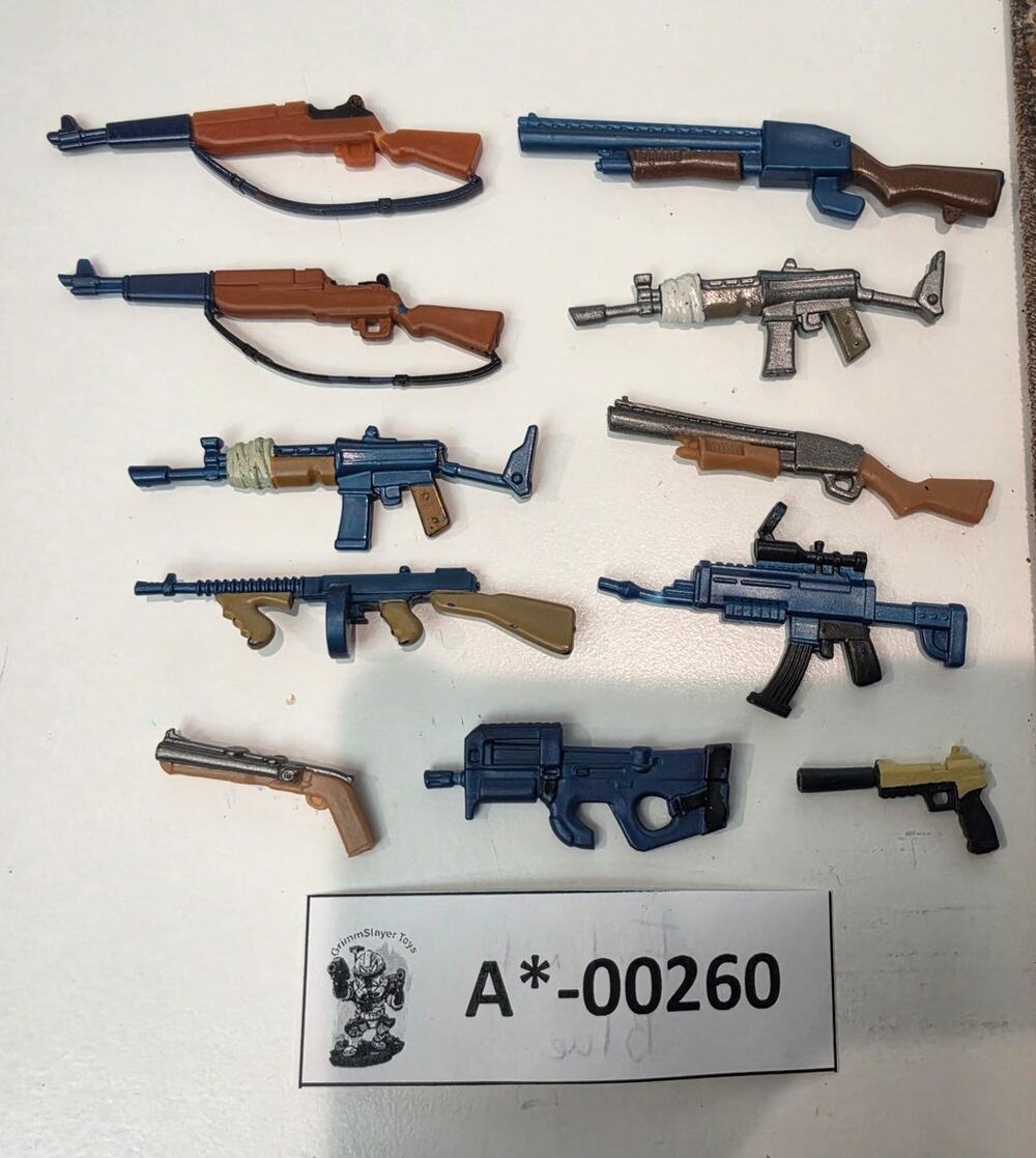 Fortnite Blue Weapons Accessory Bundle Lot